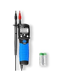 BTMETER BT 38C   Multímetro digital de mano para batería de CA de 6000 contactos, resistencia, capacidad, prueba de Ohm con retroiluminación
