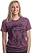 Ann Arbor T-shirt Co. Medusa Head Portrait Cool Greek Mythology Art Fashion for Men or Women T-shirt-(Adult,L) Heather Maroon