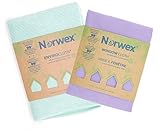 Norwex Basic Package - Microfiber Antibacterial - Glass Window Cleaning Cloth and Household Enviro Dusting Cloth