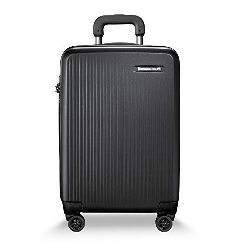 Briggs & Riley SympaticoHardside CX Expandable Carryon Spinner Luggage, Black, 22Inch