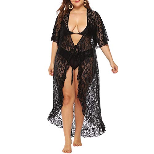 Witspace Women Bathing Cover Up Bikini Swimsuit Swimwear Crochet Smock Beach Cover Up