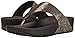 Fitflop Women's Lulu Superglitz Textile Sandal,Copper,9 M US