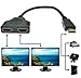 KOMEI 1080P HDMI Male To Dual HDMI Female 1 to 2 Way Splitter Cable Adapter Converter For HDTV DVD players PS3 PS4 and most LCD Projectors