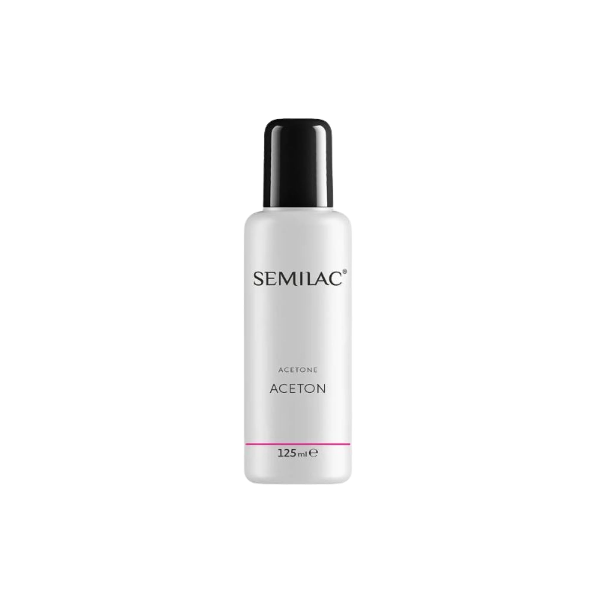 Semilac 100% Pure Acetone Salon Strength Nail Polish Remover For Gel Nail Polish Soak Off Gel Polish Acrylic Nails And Fibreglass Extensions. Dermatologically Tested. 125ml