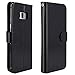 LK Galaxy S8 Plus Case, [Wrist Strap] Luxury PU Leather Wallet Flip Protective Case Cover with Card Slots and Stand for Samsung Galaxy S8 Plus (Black)