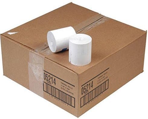 Thermamark RPT3.125-STD-CASE Thermal Receipt Paper, 3.125" Width x 230' Length, 7/16" Core (Pack of 50)