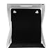 Xjamus 40CM Foldable Photo Studio Light Box,Folding Portable LED LightBox Shooting Photography Tent Kit with White/Black Background