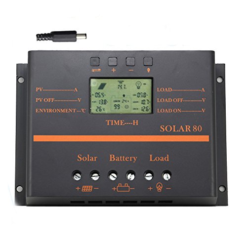 Y-solar 60a 80a solar charge controller 12v/24v battery charge co…