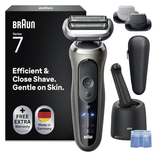 Braun Rasierer Herren Elektrisch Series 7, 72-C7650cc, Gold