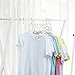 Pretigo Space Saving Hangers 10 Pack Wonder Clothes Hangers Stainless Steel Magic Hanger Cascading Hanger Updated Hook Design Closet Organizer Hanger