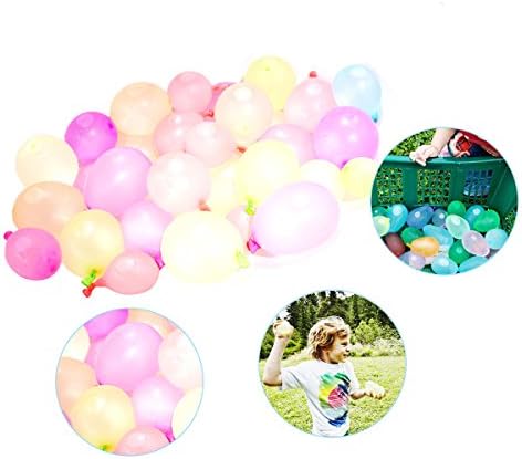 Water Balloons,OWEV 222pcs Latex Water Bomb Balloons Fight Games for Kids &amp; Adults