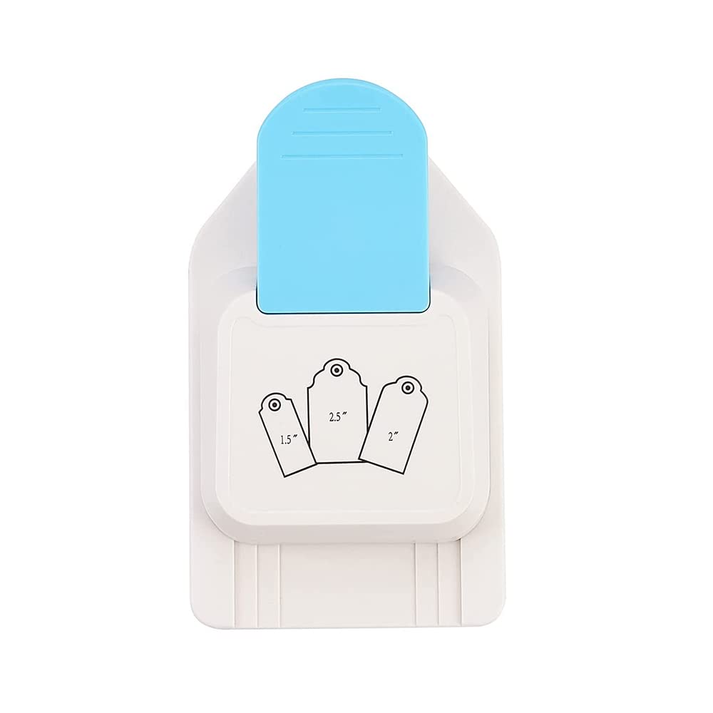 Hopbucan Tag Punch and Shape Lever Action Craft Punch for Paper Crafting