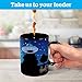 BigMouth Inc Color Changing UFO Mystery Mug, Holds 16oz, Ceramic Cup for Coffee and Tea with Handle, Funny Novelty Cup