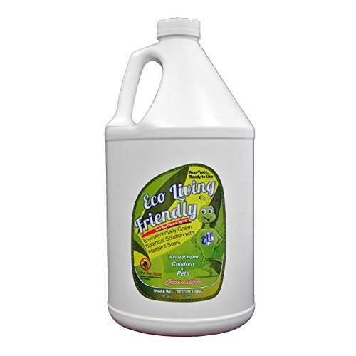 Eco Living Friendly for Bed Bug Control / Ready to Use, Non-Toxic, Natural, and Safe Bedbug Killer / 128 Ounce (1 Gallon) Refill