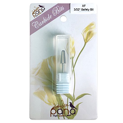 Pana 3/32" Safety Bit Nail Carbide Bit - Silver Color (Grit: Extra Fine - XF) for Electric Dremel Drill Machine