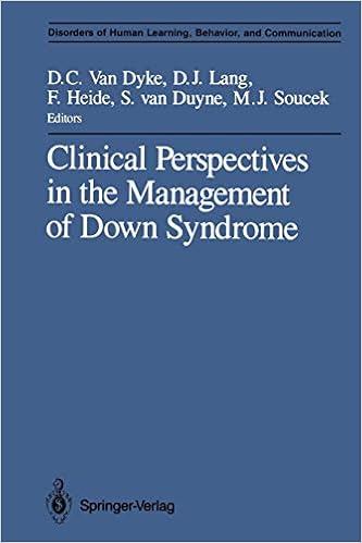 Clinical Perspectives In The Management Of Down Syndrome Disorders Of Human Learning Behavior And Communication 9781461396468 Medicine Health Science Books Amazon Com