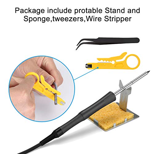 Lötkolben Digitale Lötstation ESD antistatisch Elektronik Soldering Iron 75W mit LCD Anzeige Lötset für Profi und… – Bild 8