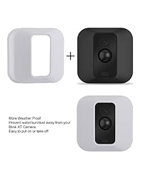 Blink XT Soporte de pared para cámara, soporte de pared ajustable de 360 grados con carcasa de silicona resistente a la intemperie para Blink Home Security System