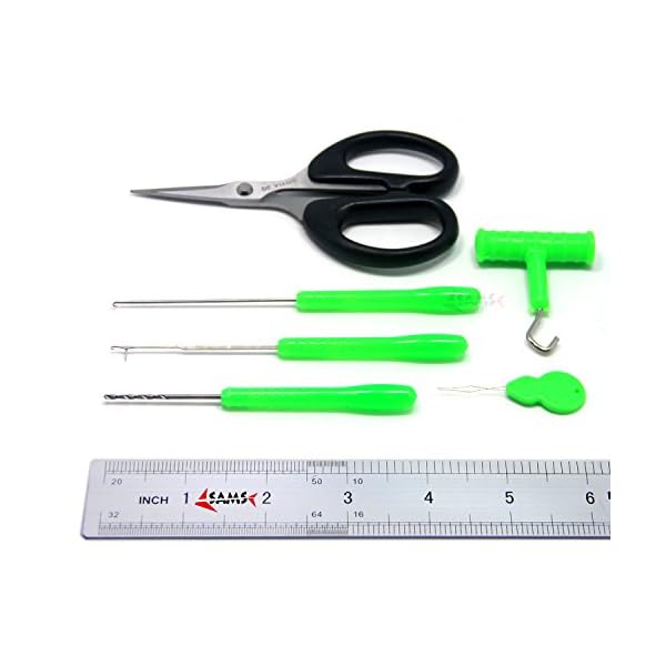 SAMS-FISHING-Carp-Fishing-Baiting-Rig-Tool-Set-Bait-Needle-Drill-Puller-Stringer-and-Driller