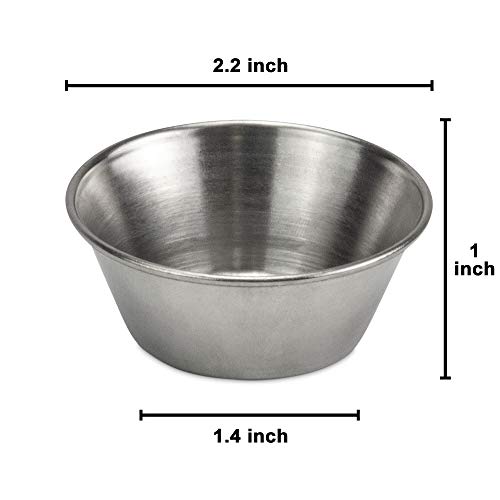 1 Pack+Stainless+Steel+Sauce+Cups