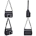 Crossbody Bags for Women,ZYSUN Casual Messenger Purses and Handbags Shoulder Bag (Black-C)