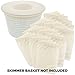 U.S. Pool Supply Pool Skimmer Filter Socks, Pack of 36 - Ultra Fine Mesh Filter Sock Net for Skimmer Baskets - Skim Remove Leaves, Bugs, Oil, Pollen, Algae and Other Floating Debris