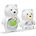 VTech DM226 Teddy Bear Audio Baby Monitor Camera with up to 1,000 ft of Range, Vibrating Sound-Alert, Talk-Back Intercom, Digitized Transmission & Night Light