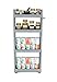 Adorn Home Essentials 4-Tier Narrow, Storage cart Pull-Out, Slide – Out Mobile Commodity Shelf, Rack Organizer Unit on Wheels | Plastic | Grey