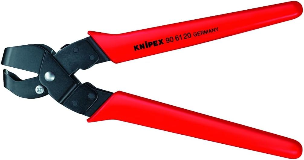 KNIPEX Notching Pliers with Plastic Handles 250 mm, 90 61 20