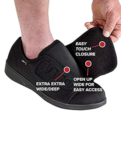 Silvert's Adaptive Clothing Footwear Men's Neoprene Extra Wide