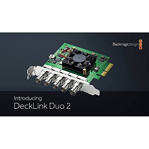 Blackmagic Design DeckLink Duo 2 4ch SDI Playback and Capture Card BMD ...