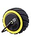 Mrice Campers Tire Shape Portable Wireless Bluetooth Speaker Splashproof Outdoor Bluetooth Shower Speaker with 3W Strong Bass Driver,Built in Microphone-Yellow