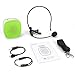 Voice Amplifier, MAONO AU-C03 Mini Rechargeable PA system (1020mAh) with Wired Microphone for Teachers, Presentations, Coaches, Tour Guides, Market Promotion (Green)