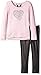 Juicy Couture Little Girls' High-Low French Terry Tunic and Pant Set, Pink, 4