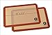 Adorn Home Essentials| Professional Non-stick Silicone Baking Mats| 2-Pack, 8'' x 11'' Silicone Liner Mat Sheets