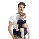 Bebamour Lightweight Baby Toddler Hip Seat Carrier Baby Waist Seat (Dark blue)