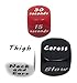 Dice Game for Couples - Set of 3 Dice and Travel Bag - Fun Relationship Party Toys