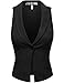 FPT Womens Stretchy Dressy Vest BLACK SMALL