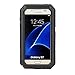 Galaxy S7 Case,Mangix 3C-Aone Gorilla Glass Luxury Aluminum Alloy Protective Metal Extreme Shockproof Military Bumper Finger Scanner Cover Shell Case Skin Protector for Samsung Galaxy S7 (Black)