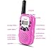 Joylor Durable Walkie Talkies Twin Toy for kids,Easy To Use and Kids Friendly 2-Way Radio 3-5KM Range Interphone Outdoor Camping Hiking - Pink