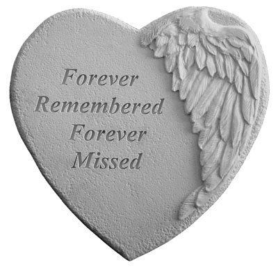 Kay Berry Inc Winged Heart- Forever Rememberedâ€¦ Wall DÃ©cor, Multicolor