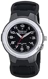 Armitron Sport Men's 204067 Easy to Read Black Nylon Strap Analog Watch
