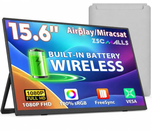 ZSCMALLS Portable Monitor with Battery