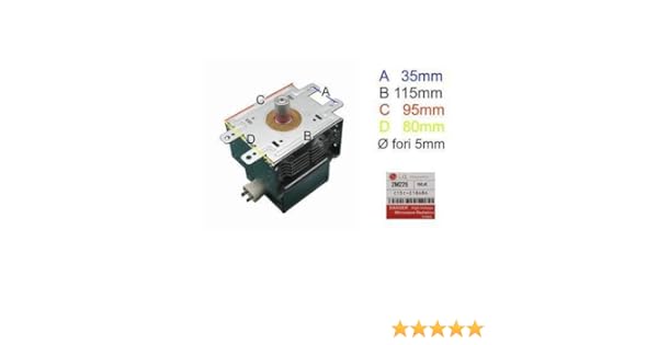 Magnetron LG 2 m226 para horno a microondas DeLonghi Samsung ...