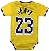 Icer Brand James Basketball Baby Romper Jersey Lebron Infant Toddler Onesies Pack of 2 Home & Away Jersey Design Bundle Premium Quality (6-12 mo, Home Pack of 1)