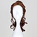 Miss U Hair Princess Wig Long Curly Brown Belle Cosplay Costume Wig Claw Ponytail