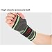 HipStone High Elastic Bandage Fitness Yoga Wrist Palm Support Compression Recovery Wrist Sleeve Powerlifting Gym Palm Pad Protector (M)