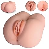 Male Masturbator Butt Sex Love Doll, 3D Sex Toys with Realistic Pussy Ass Virgin Silicon Vagina Anal Anus for Men Masturbation Two Holes to Enter 3.6 lbs (Realistic Samantha Squeeze)