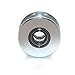 BIQU GT2 5mm Bore Aluminum Toothless Timing Belt Idler Pulley for 3D Printer 6mm Width Timing Belt (Pack of 5pcs)