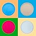 Creative Goods Bamboo Kids Plates, Non Toxic Toddler Plates, Set of 4 Dishes for Children, Eco-Friendly & Biodegradable, Ideal for All Ages, Great Gift for Baby Shower and Birthdays